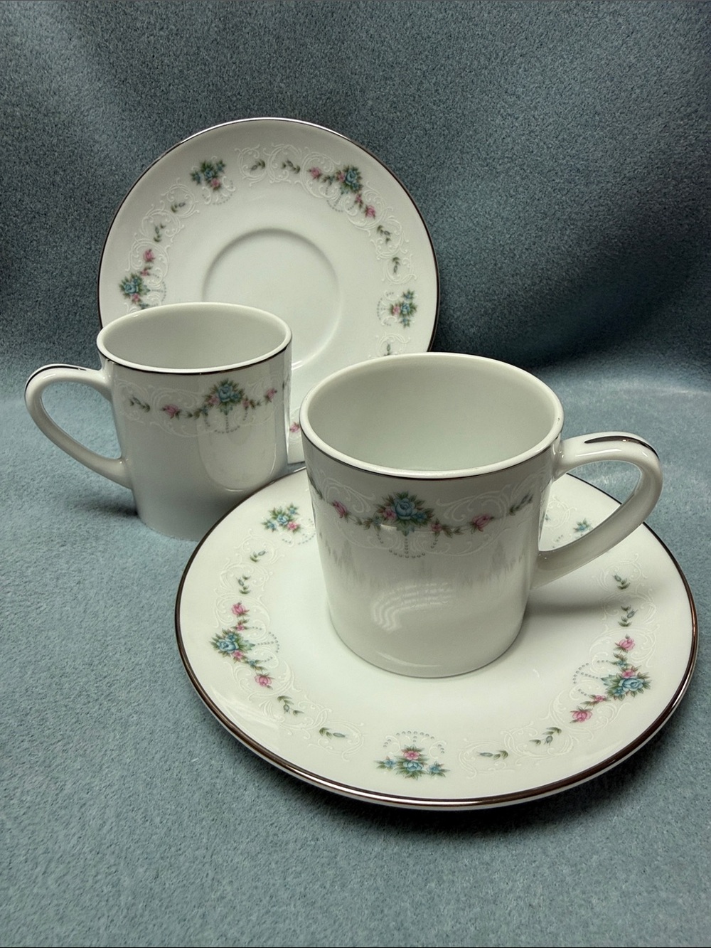 Noritake 1950’s Royal Roman Espresso Cup and Saucer Sets